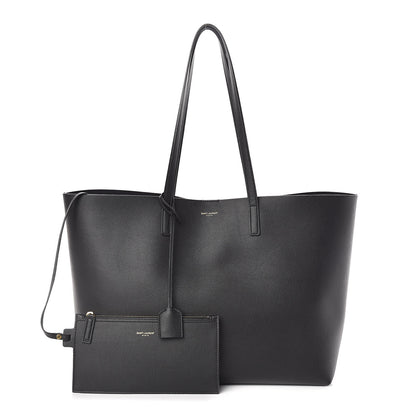 Saint Laurent Calfskin Large Shopping Tote Black 1 of 9