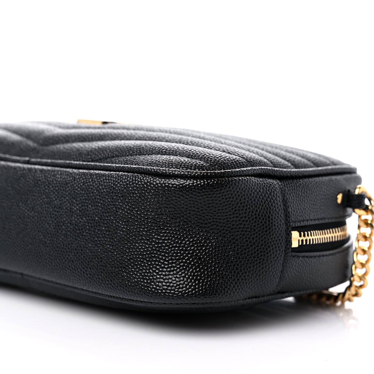 Grain De Poudre Matelasse Monogram Mini Lou Camera Bag Black