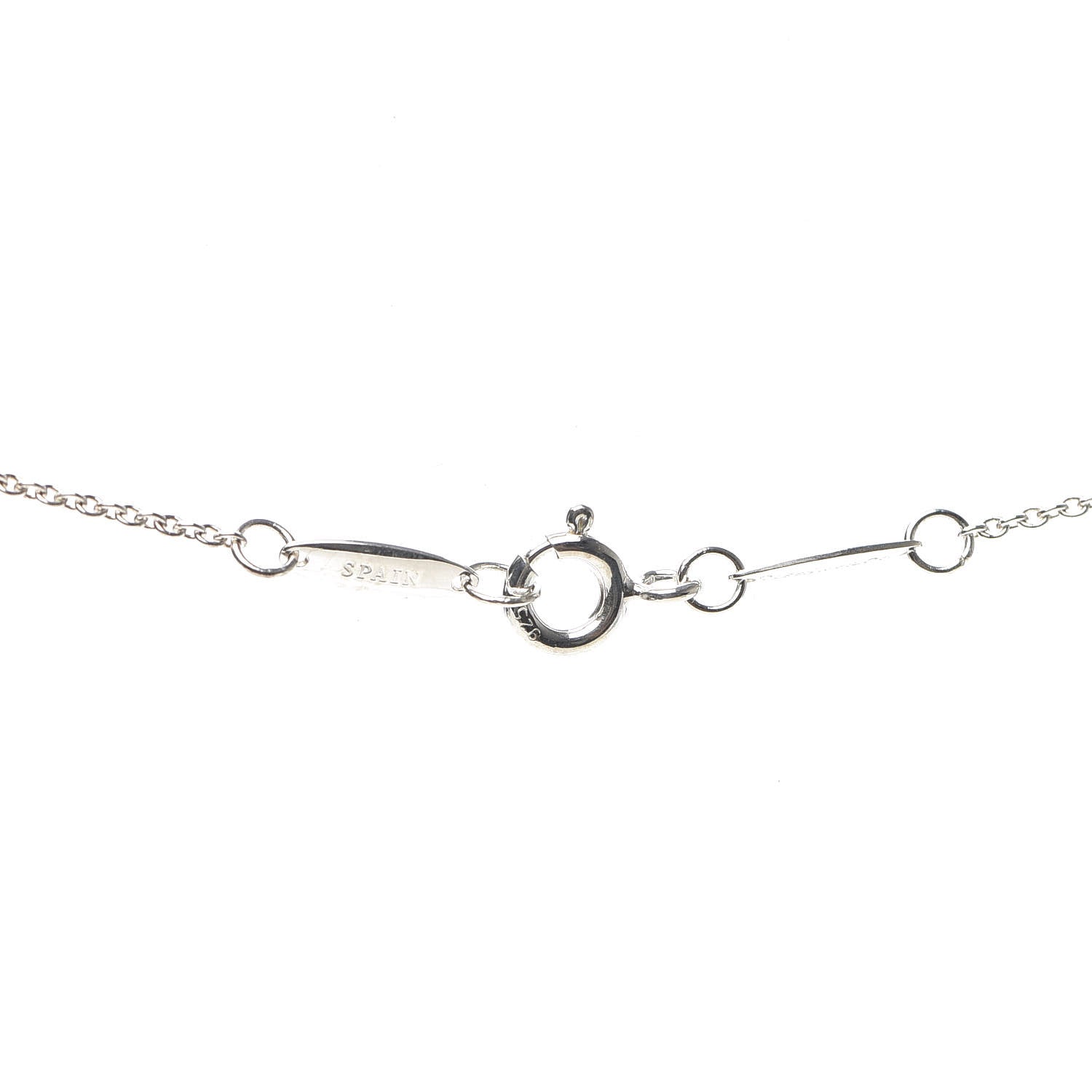 Tiffany Sterling Silver Tanzanite .07ct Elsa Peretti Color By The Yard Necklace 4 of 7
