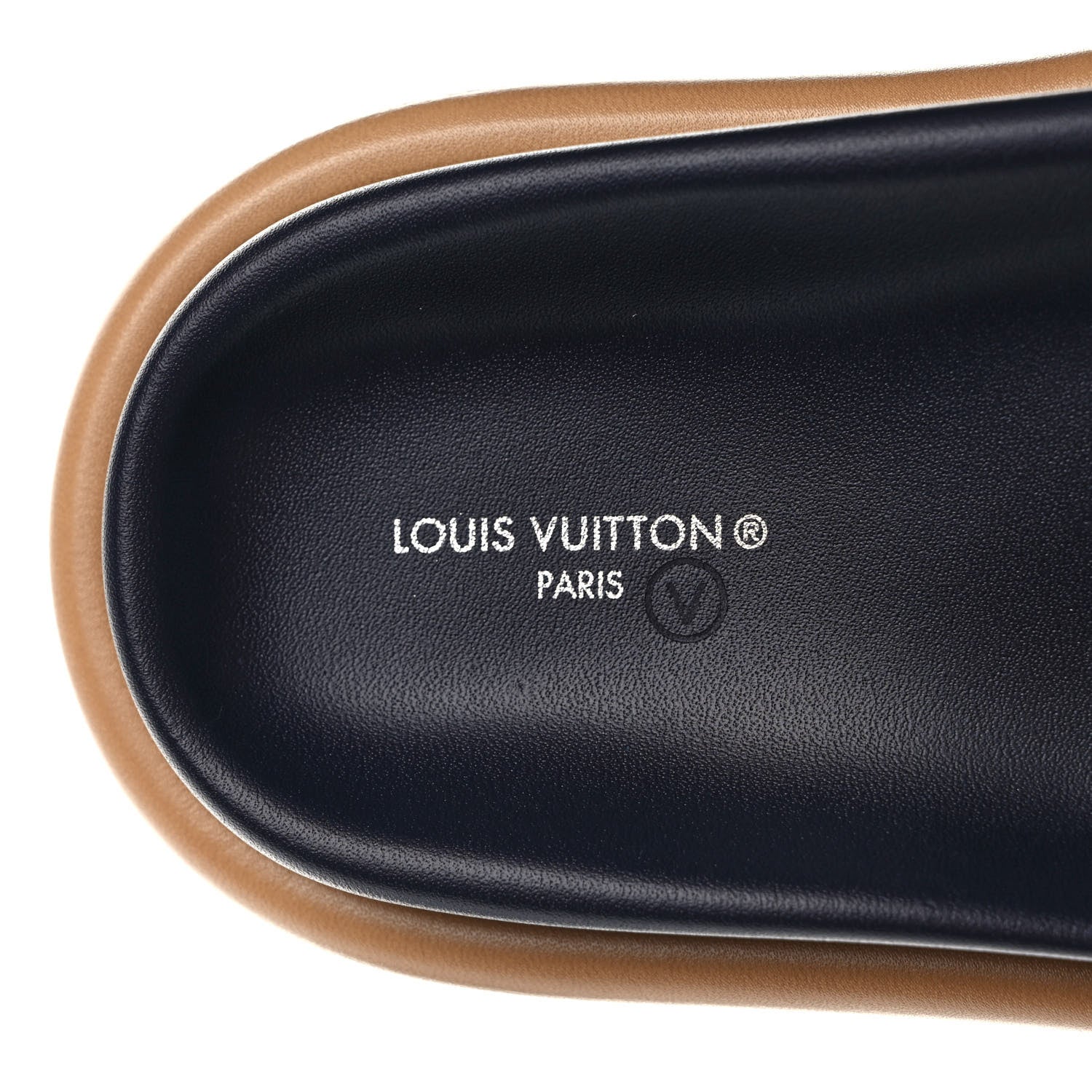 Louis Vuitton Nylon Monogram Womens Pool Pillow Comfort Mules 37 Navy Blue 7 of 8