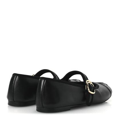 Chanel Lambskin Mary Jane Flats 36 Black 5 of 12