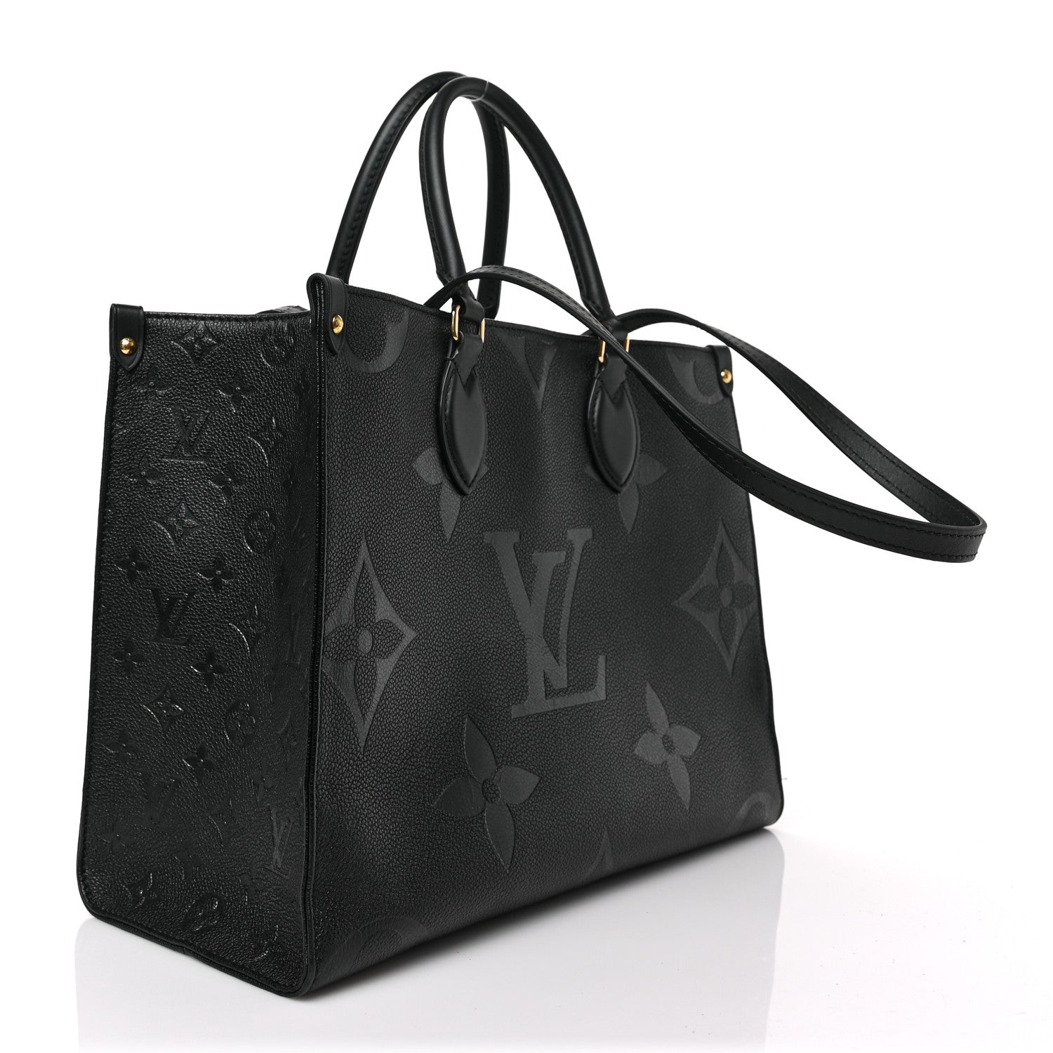 Louis Vuitton Empreinte Monogram Giant Onthego MM Black 3 of 8