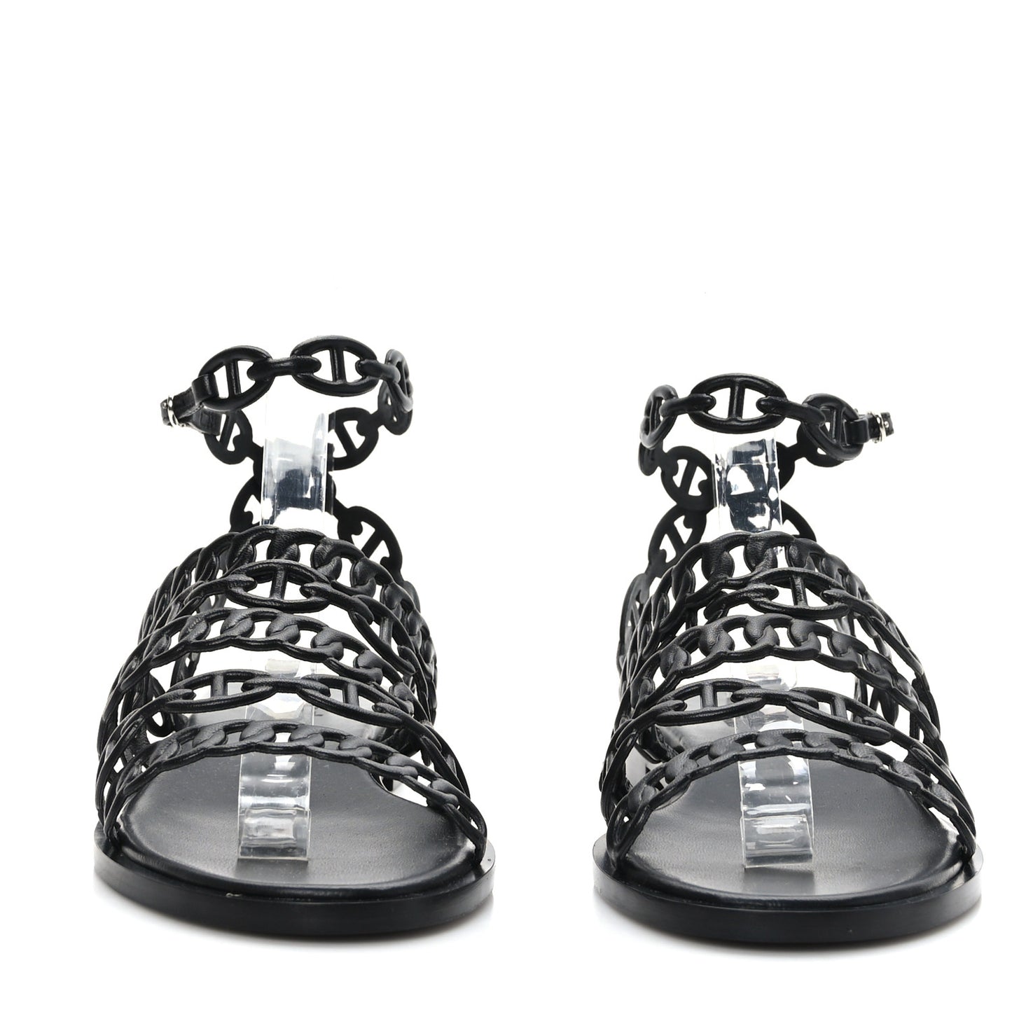 Calfskin Kalliste Sandals 37 Black