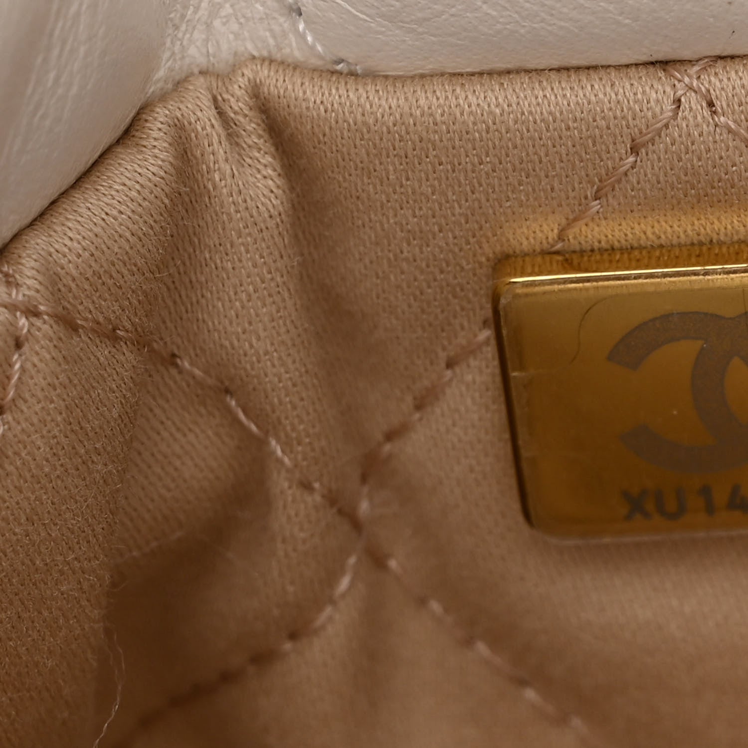 Chanel Shiny Calfskin Quilted Mini Chanel 22 White 7 of 10