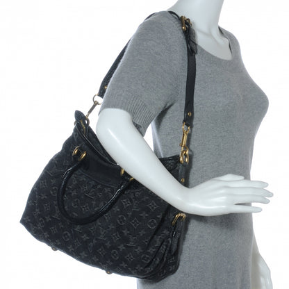 Louis Vuitton Denim Neo Cabby MM Black 2 of 7