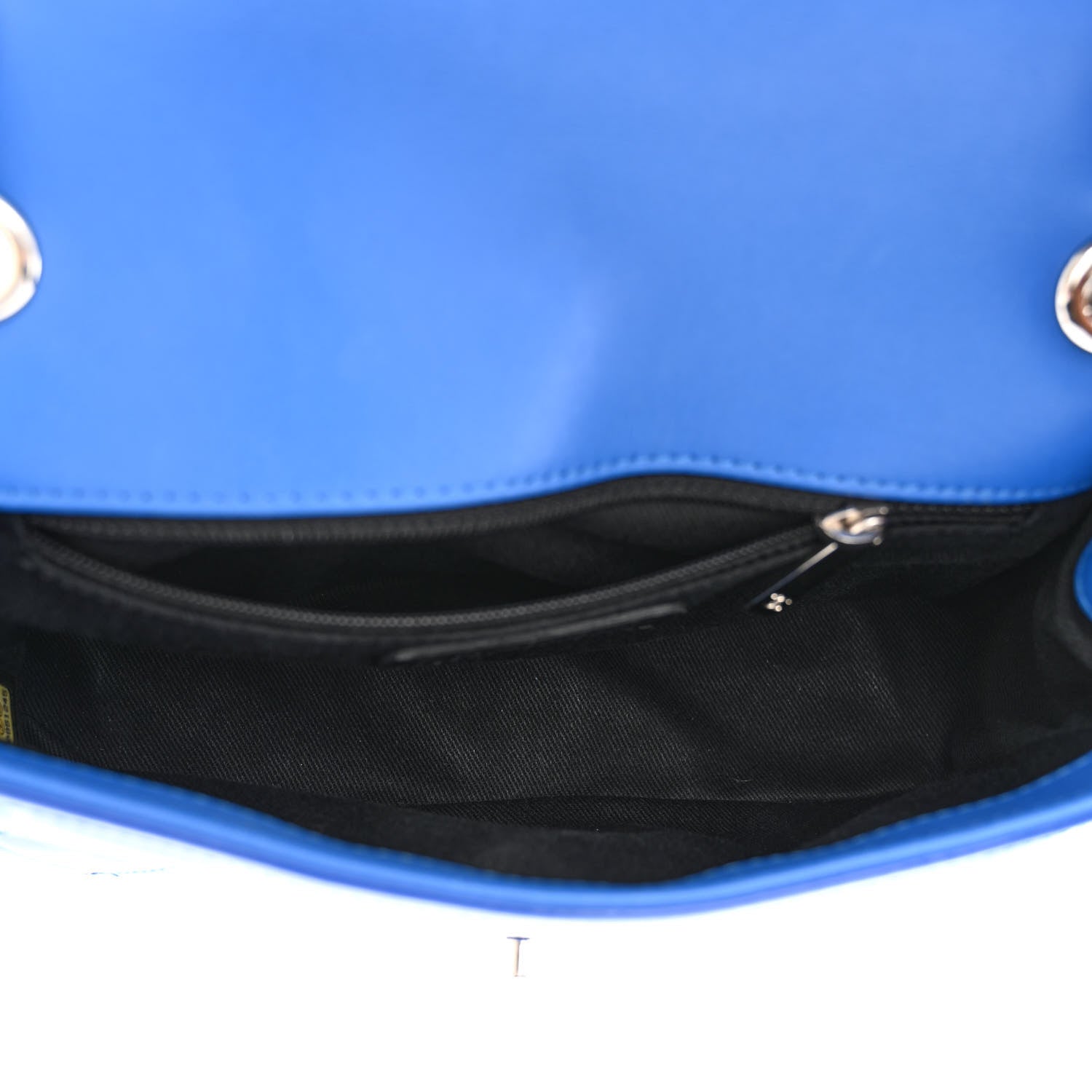 Chanel Patent Quilted Small Coco Shine Flap Blue 5 of 10