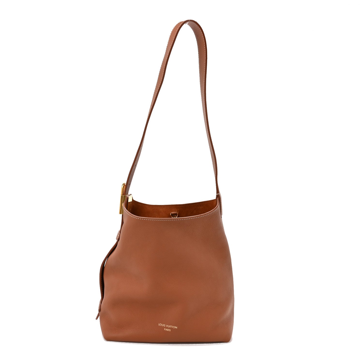 Louis Vuitton Grained Calfskin Low Key Hobo PM Cognac 1 of 12