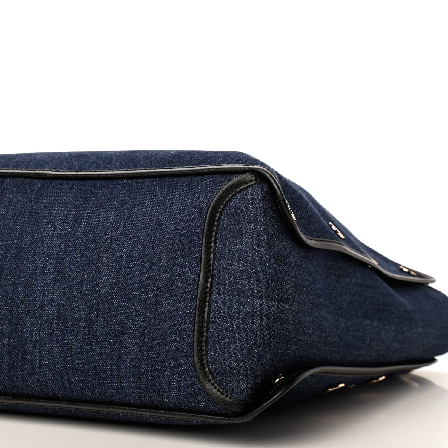 Givenchy Denim Medium Logo Bond Shopper Tote Blue 7 of 10