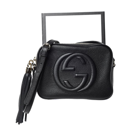 Gucci Pebbled Calfskin Small Soho Disco Bag Black 10 of 10