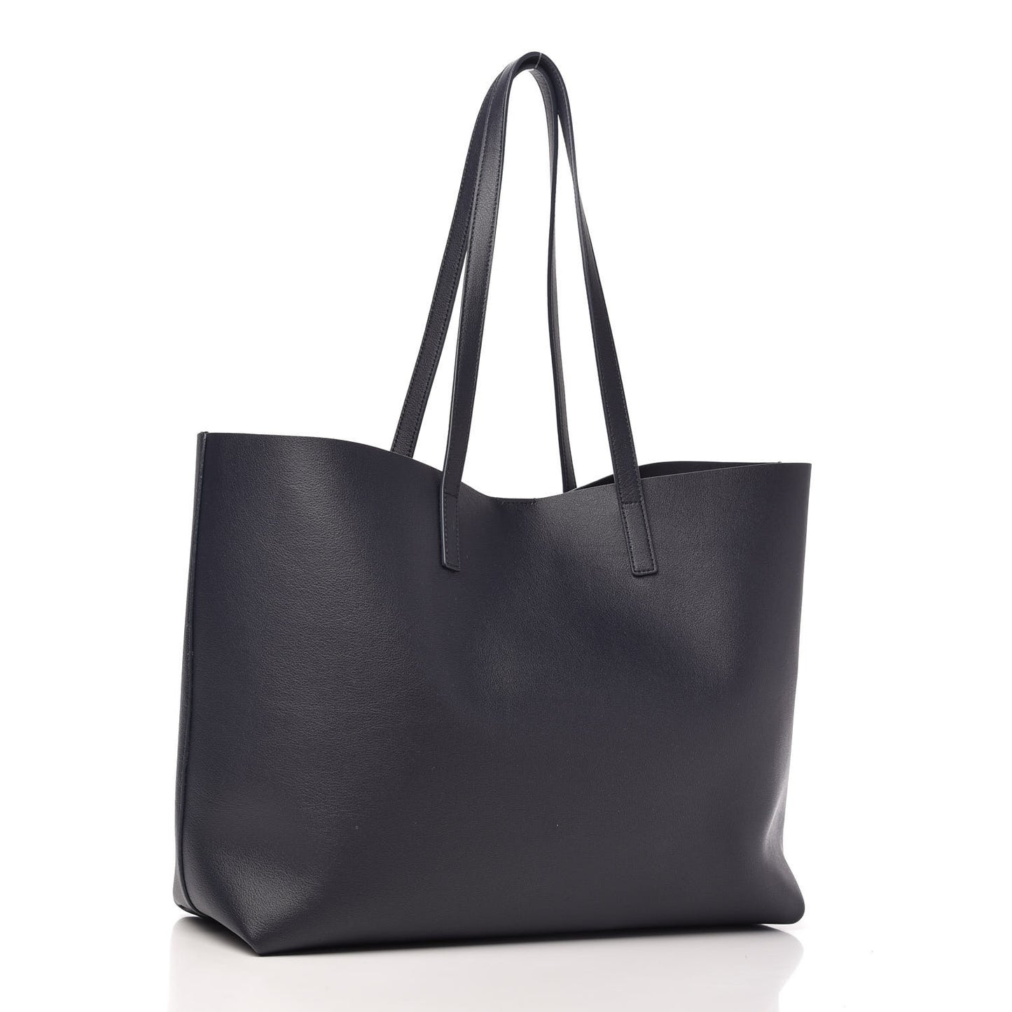Calfskin Large Shopping Tote Deep Marine