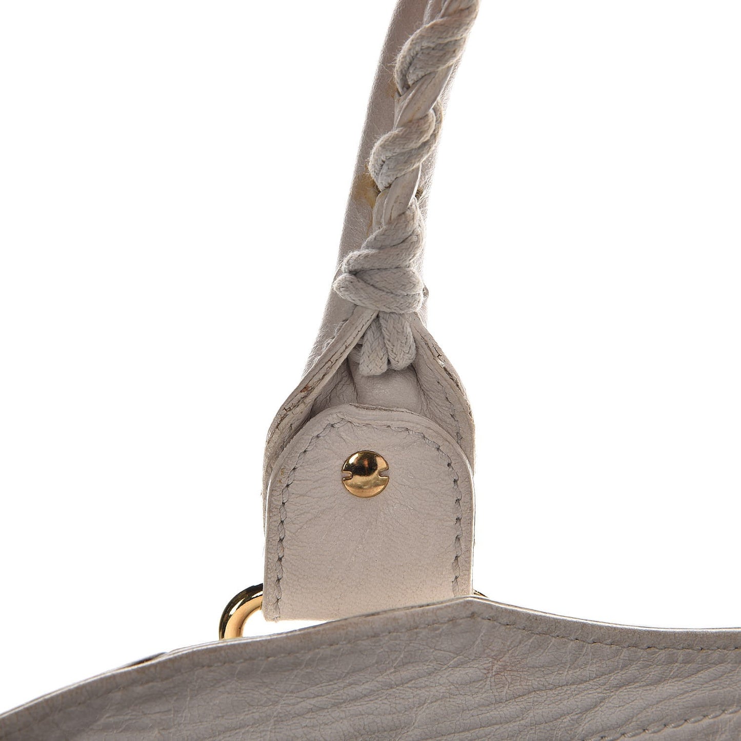 Agneau Giant 21 Gold Hardware Part Time White