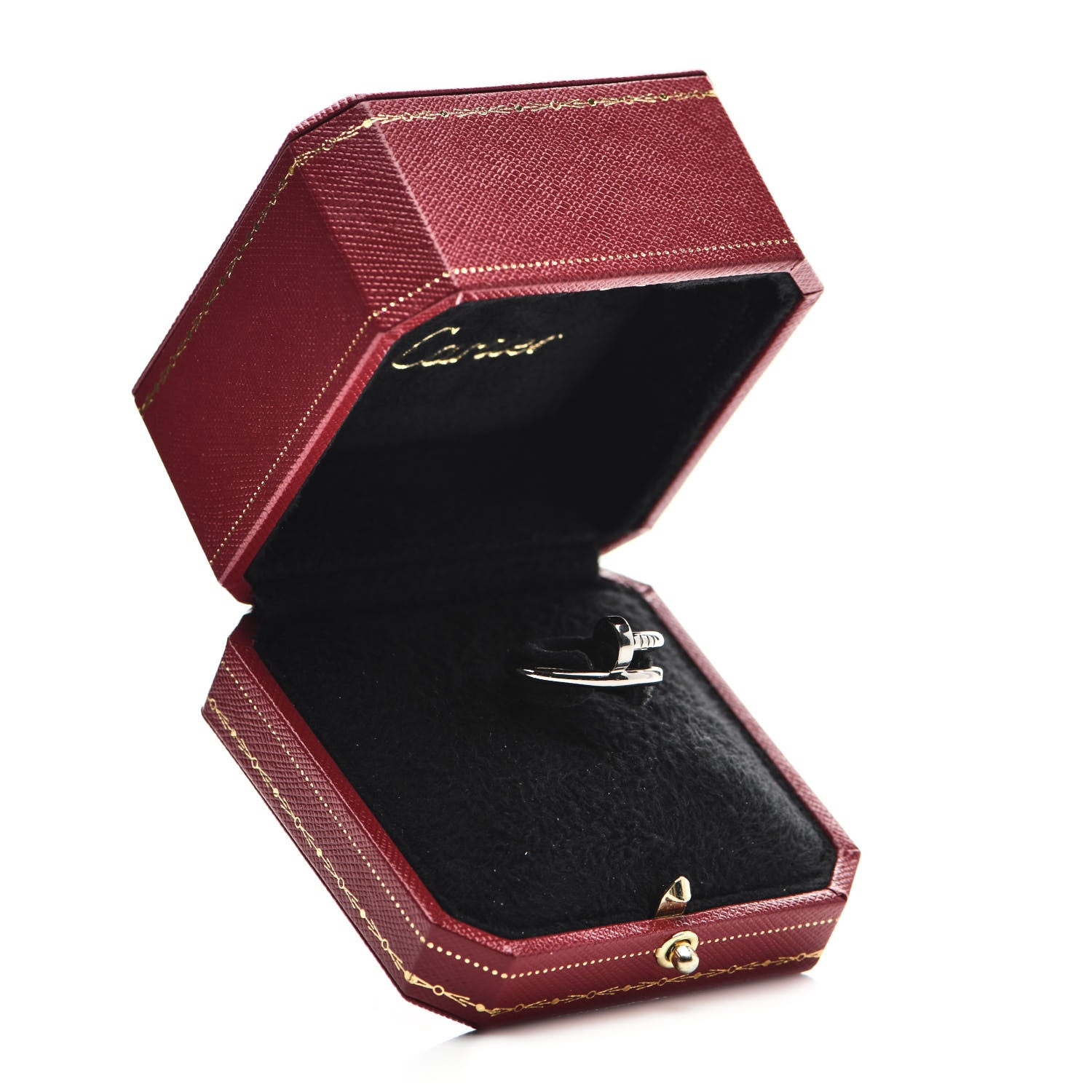 Cartier 18K White Gold Juste Un Clou Ring 53 6.5 7 of 7