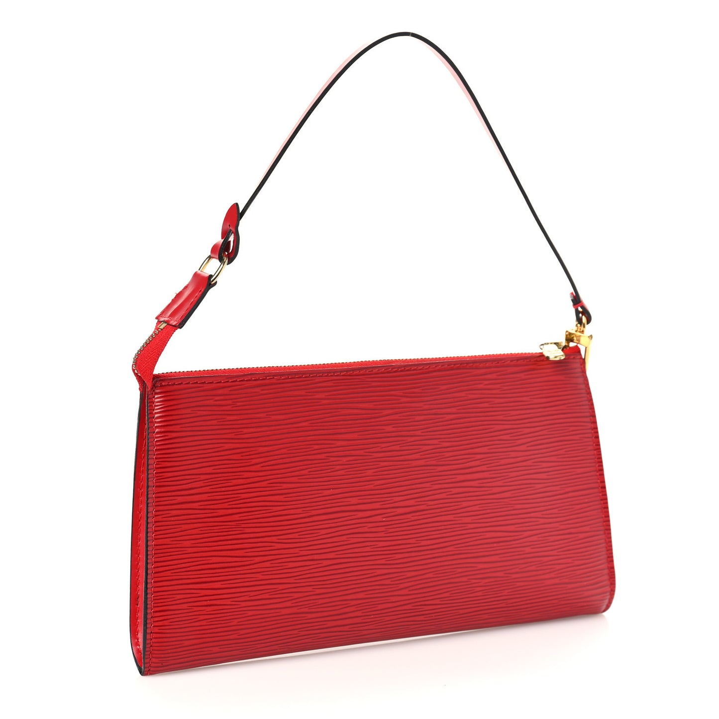 Epi Pochette Accessories 24 Castillan Red