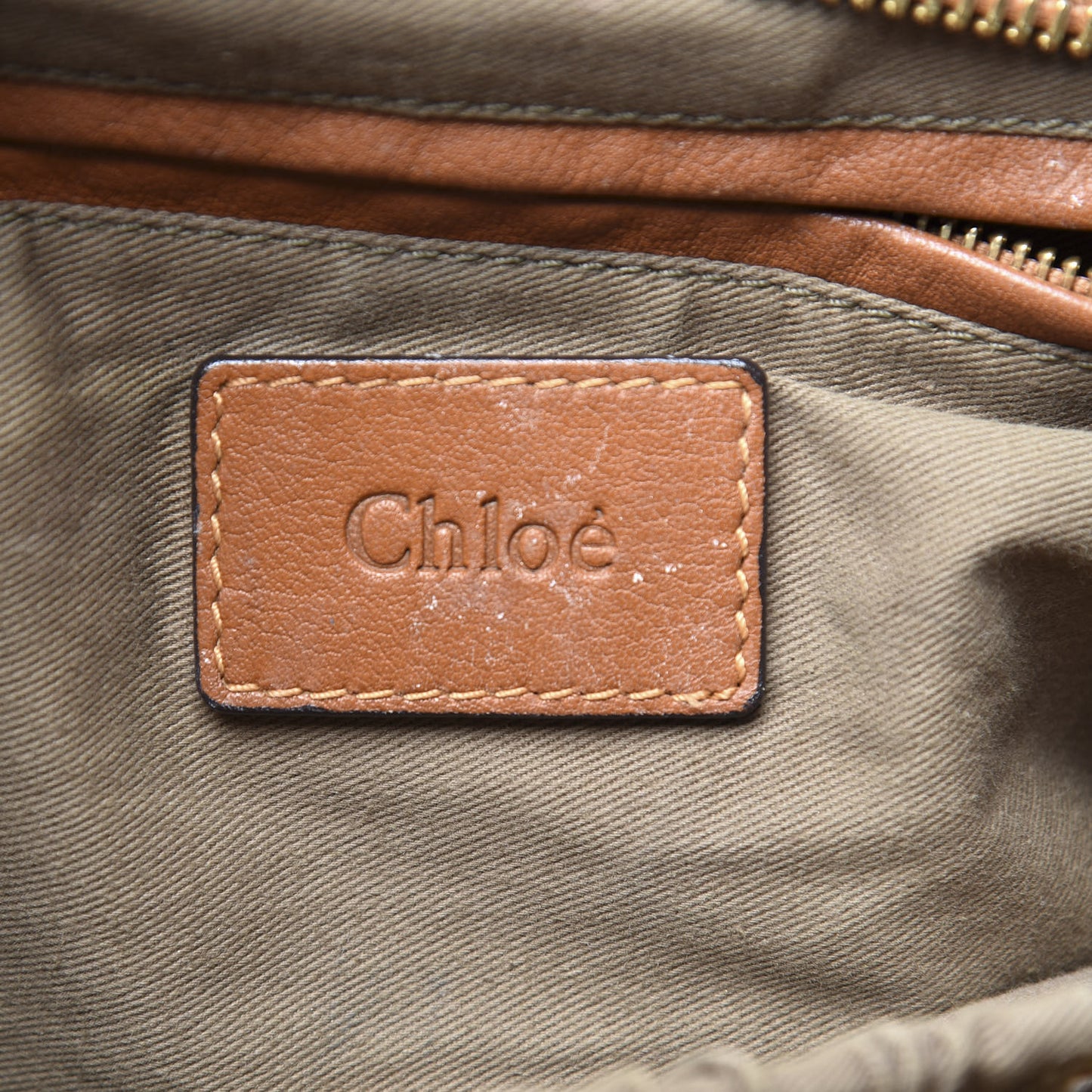 Calfskin Large Marcie Satchel Tan