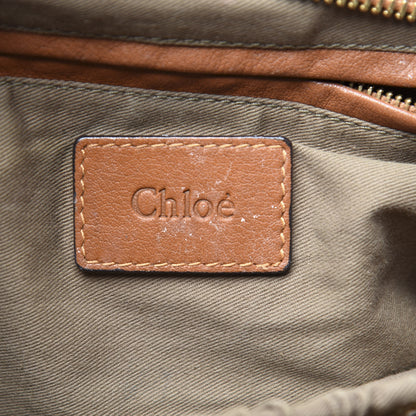 Chloe Calfskin Large Marcie Satchel Tan 6 of 14