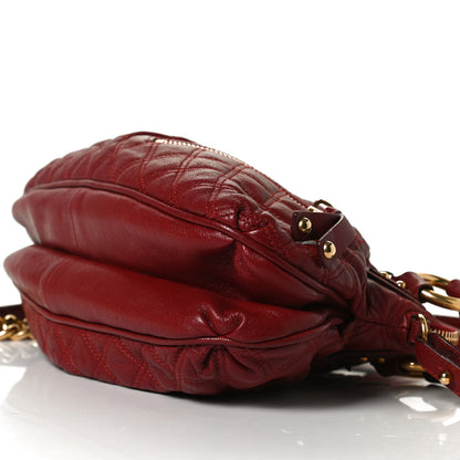 Marc Jacobs Lambskin Quilted Small Cecilia Red 9 of 11