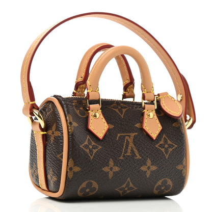 Louis Vuitton Monogram Micro Speedy Bag Charm 3 of 7
