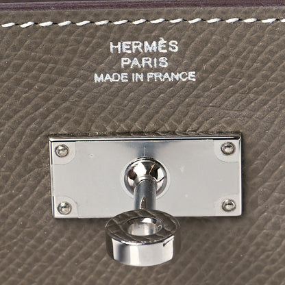 Hermes Epsom Kelly Longue Wallet Etoupe 6 of 11