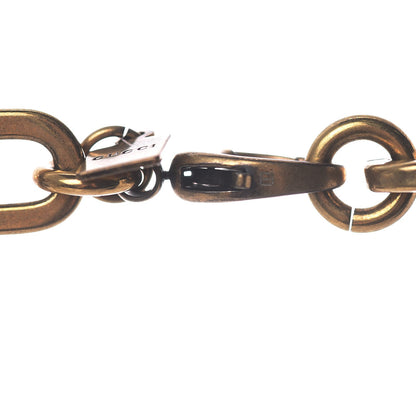 Gucci Crystal Chain Necklace Gold 8 of 8