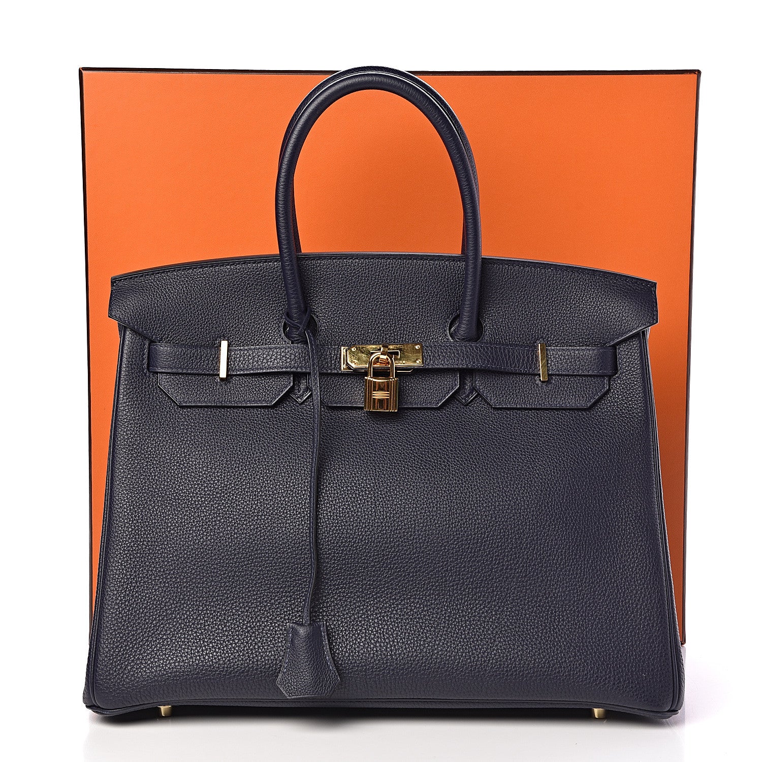 Hermes Togo Birkin 35 Bleu Nuit 34 of 34