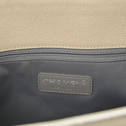 Chanel Caviar Quilted Grand Shopping Tote GST Beige Clair 6 of 7