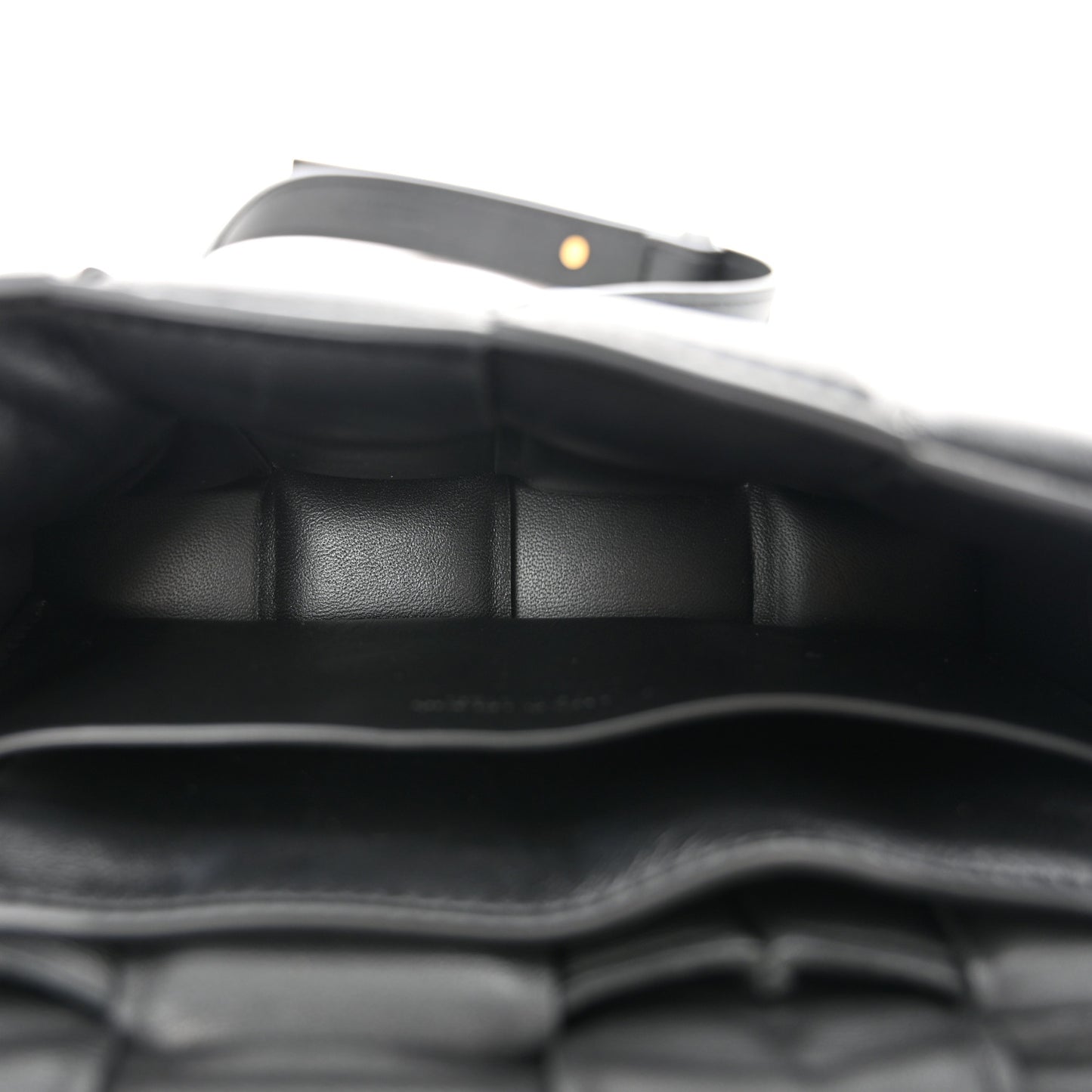 Nappa Maxi Intrecciato Padded The Belt Cassette Bag Black