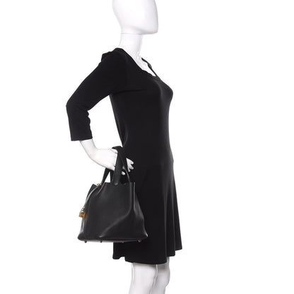 Hermes Taurillon Clemence Picotin Lock 22 MM Black 2 of 9