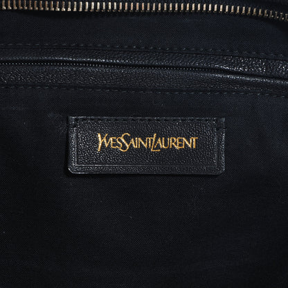 Saint Laurent Leather Large Cabas Chyc Black 6 of 8