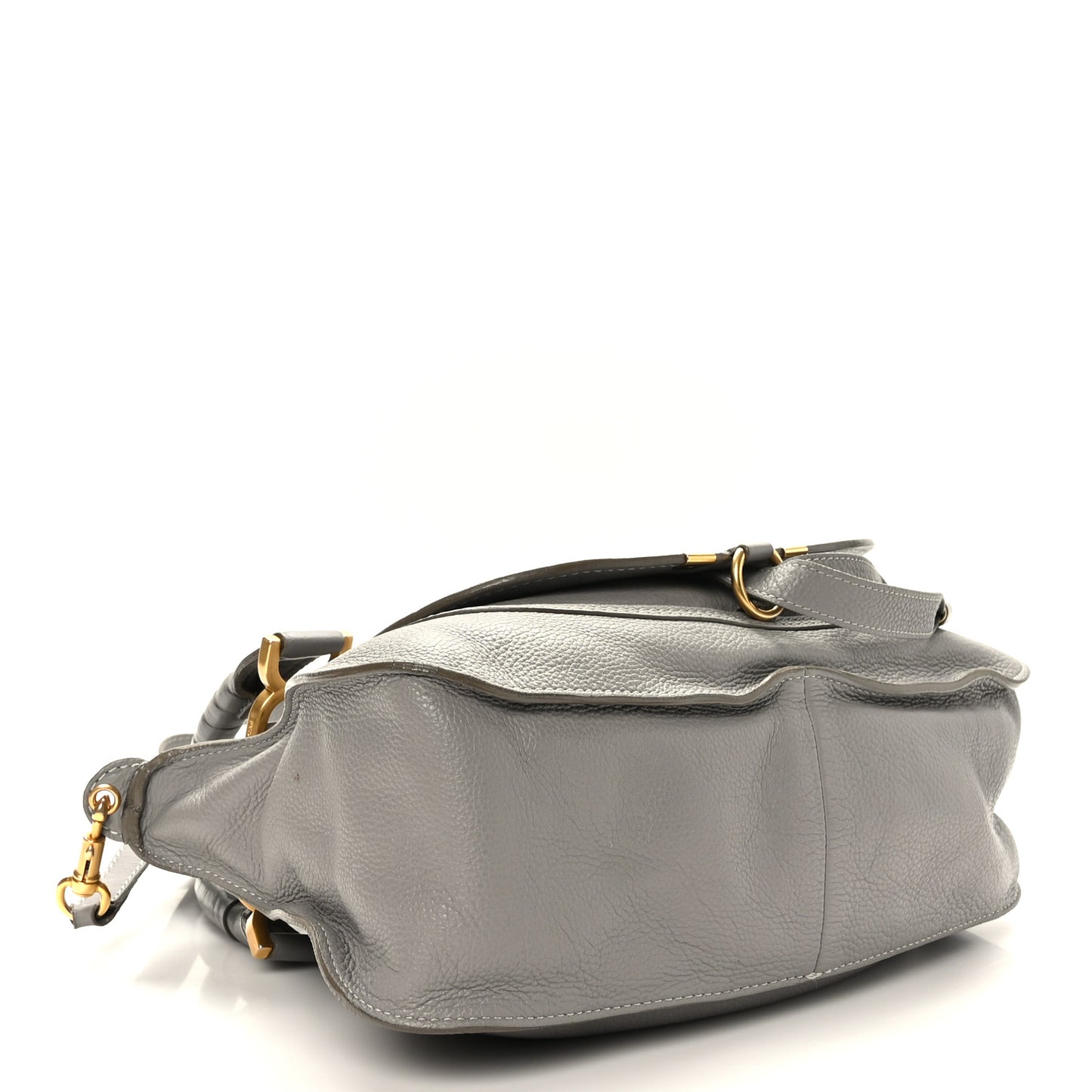 Calfskin Medium Marcie Satchel Cashmere Grey