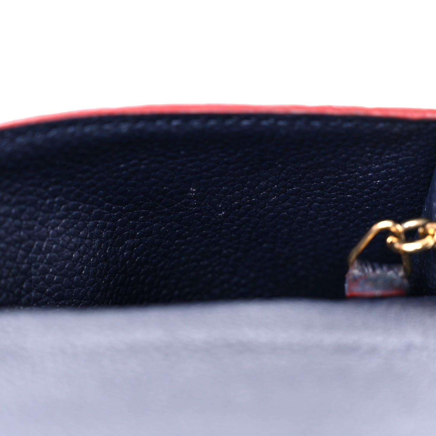 Empreinte Key Pouch Marine Rouge