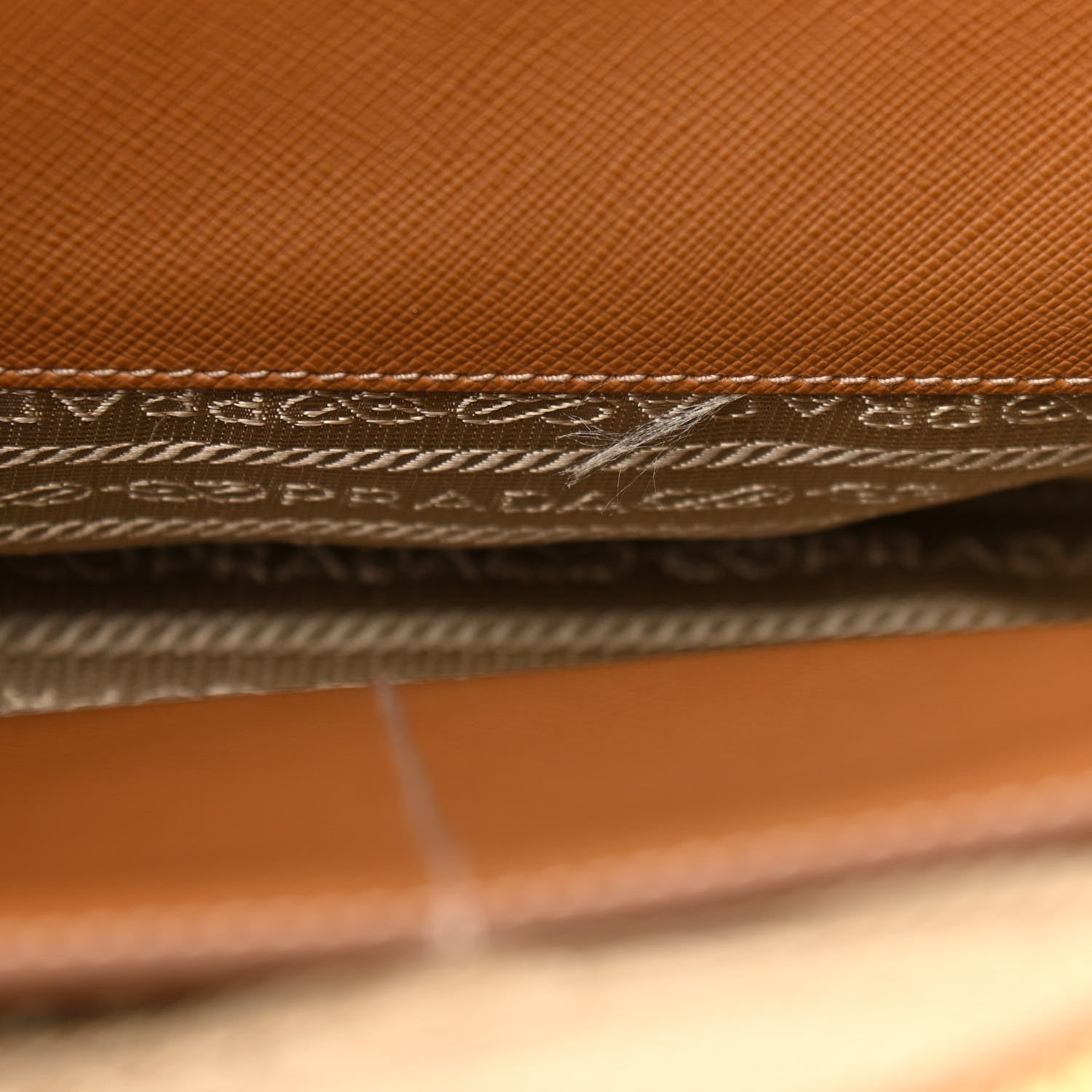 Prada Saffiano Medium Galleria Double Zip Tote Caramel 14 of 15