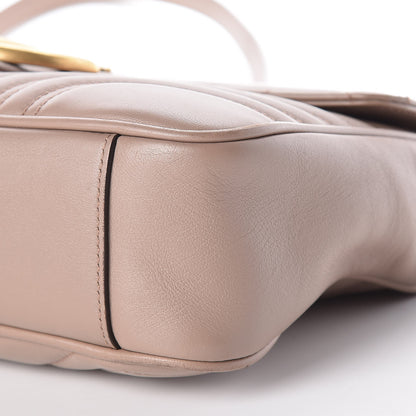 Gucci Calfskin Matelasse Medium GG Marmont Shoulder Bag Porcelain Rose 6 of 9