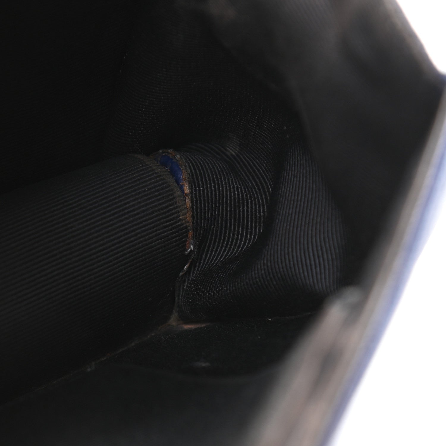 Christian Dior Grained Calfskin Medium Diorama Flap Bag Blue 12 of 13