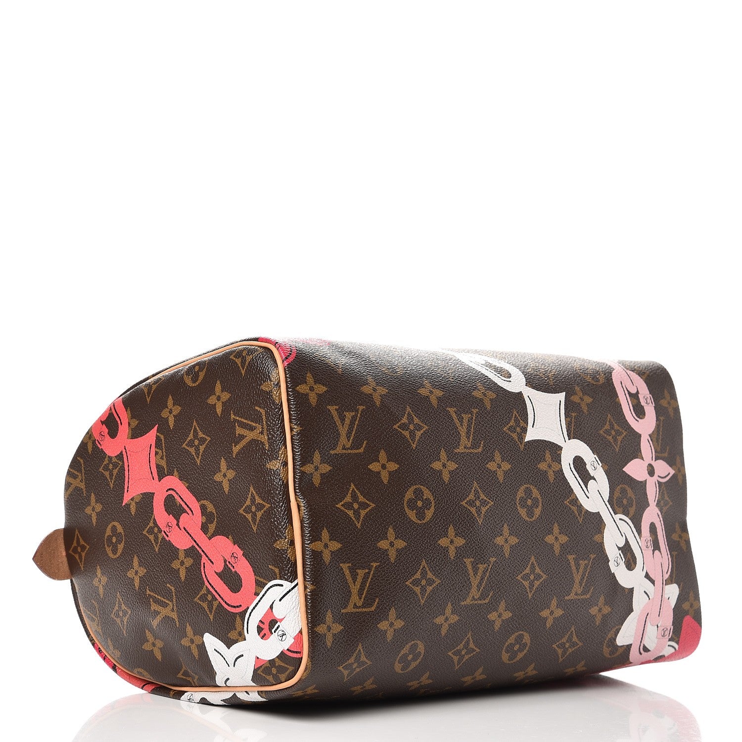 Louis Vuitton Monogram Bay Speedy 30 Rose Ballerine Poppy 4 of 9