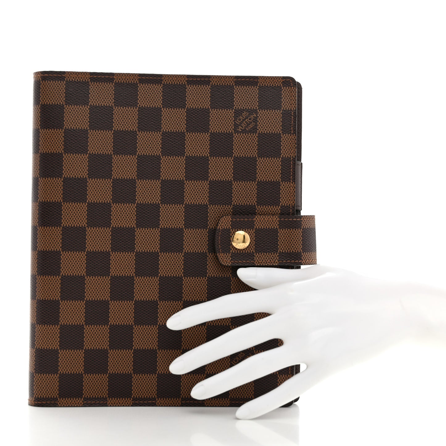 Damier Ebene Large Ring Agenda Cover