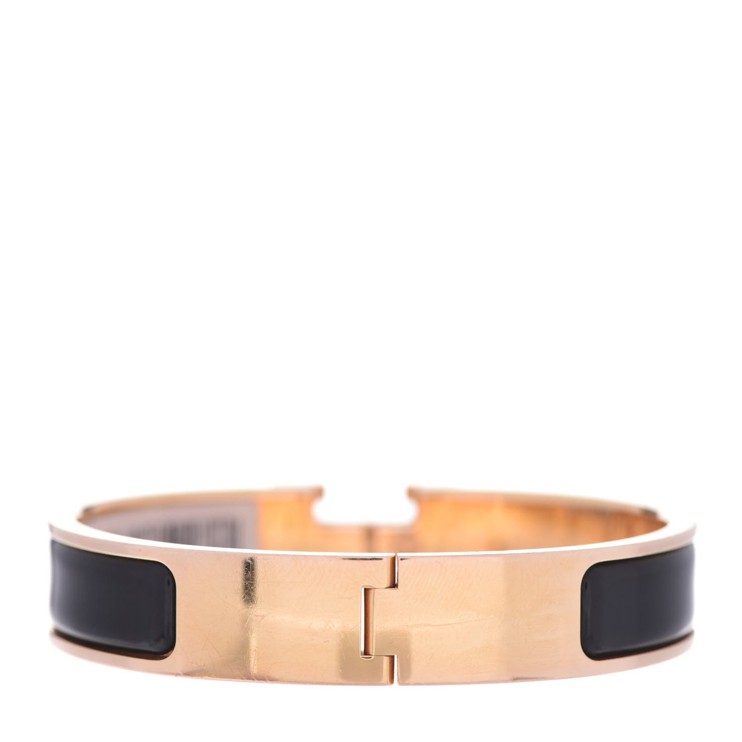 Hermes Enamel Narrow Clic Clac H Bracelet PM Black 3 of 4