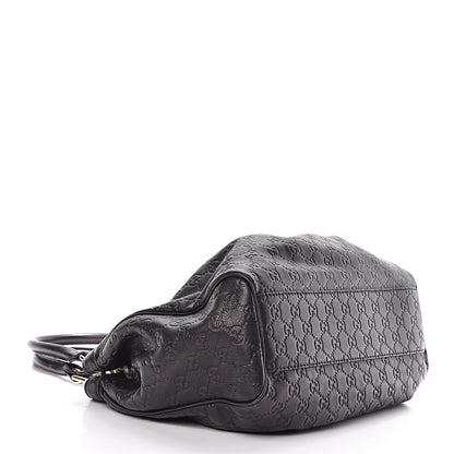 Gucci Guccissima Medium Sukey Tote Black 4 of 15