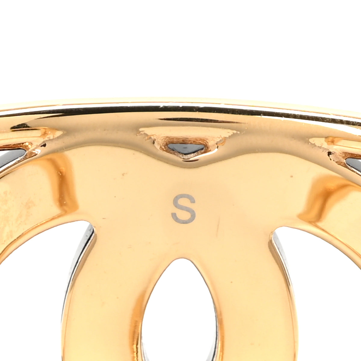 Metal Resin CC Cuff S Gold Black