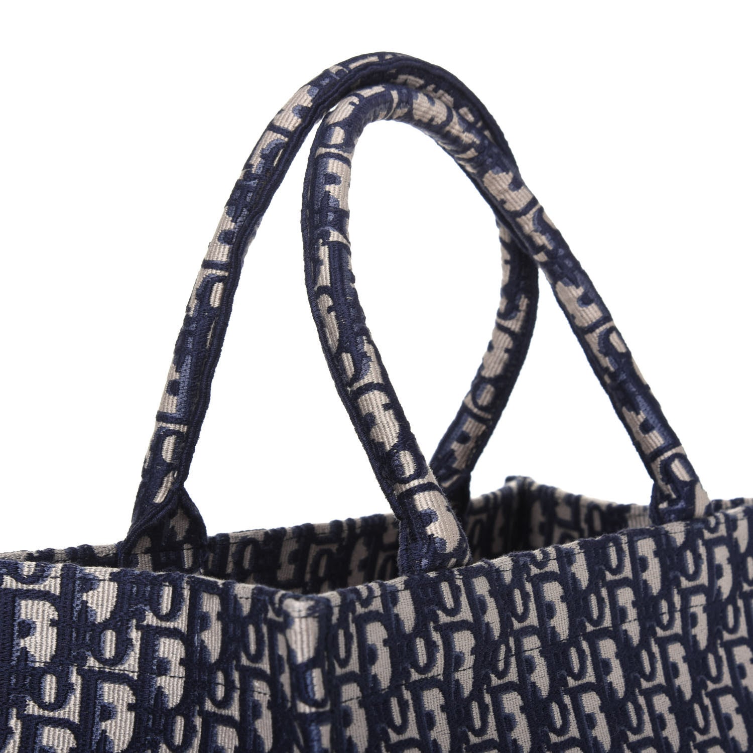 Christian Dior Oblique Medium Book Tote Blue Multicolor 14 of 14