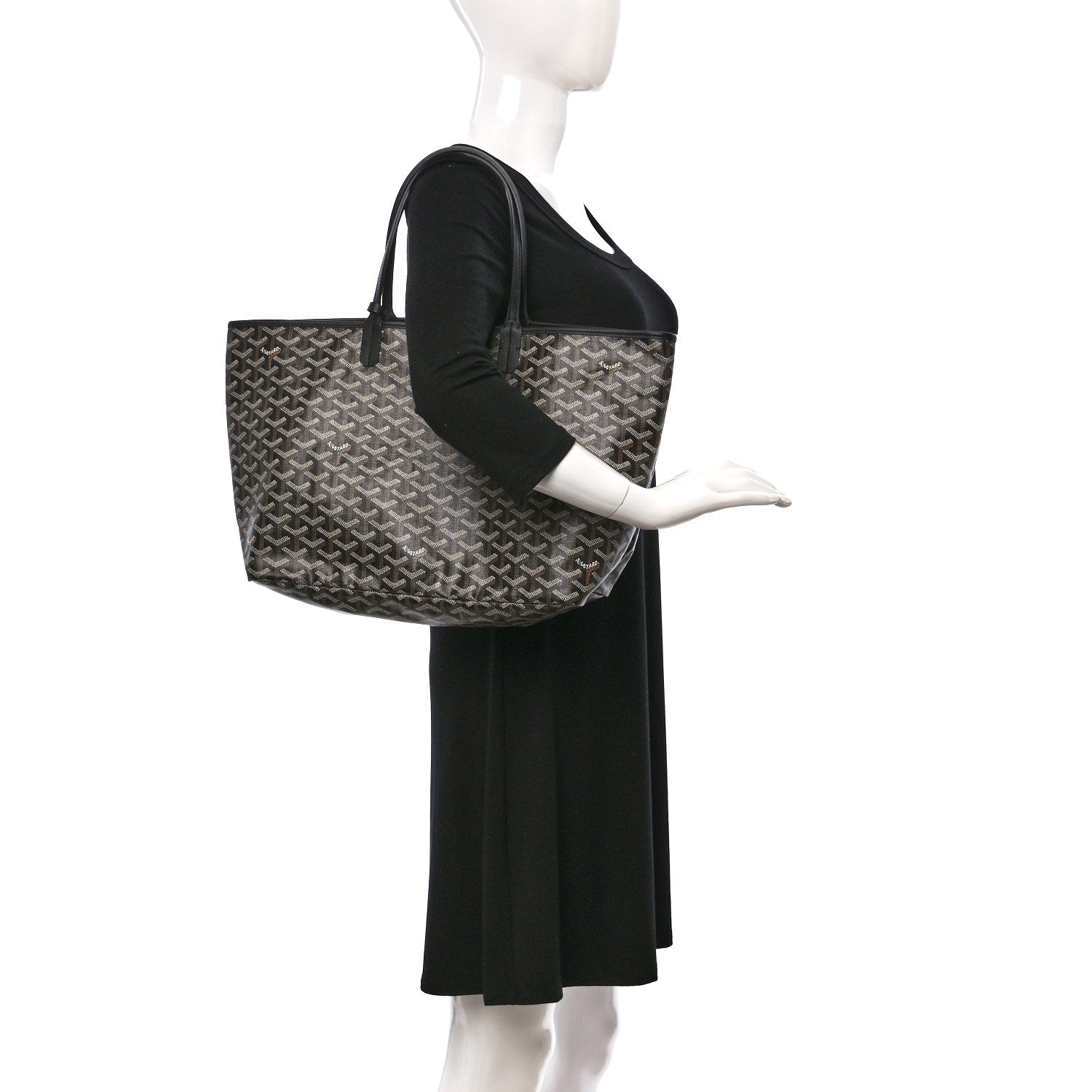 Goyard Goyardine Saint Louis PM Black 2 of 10