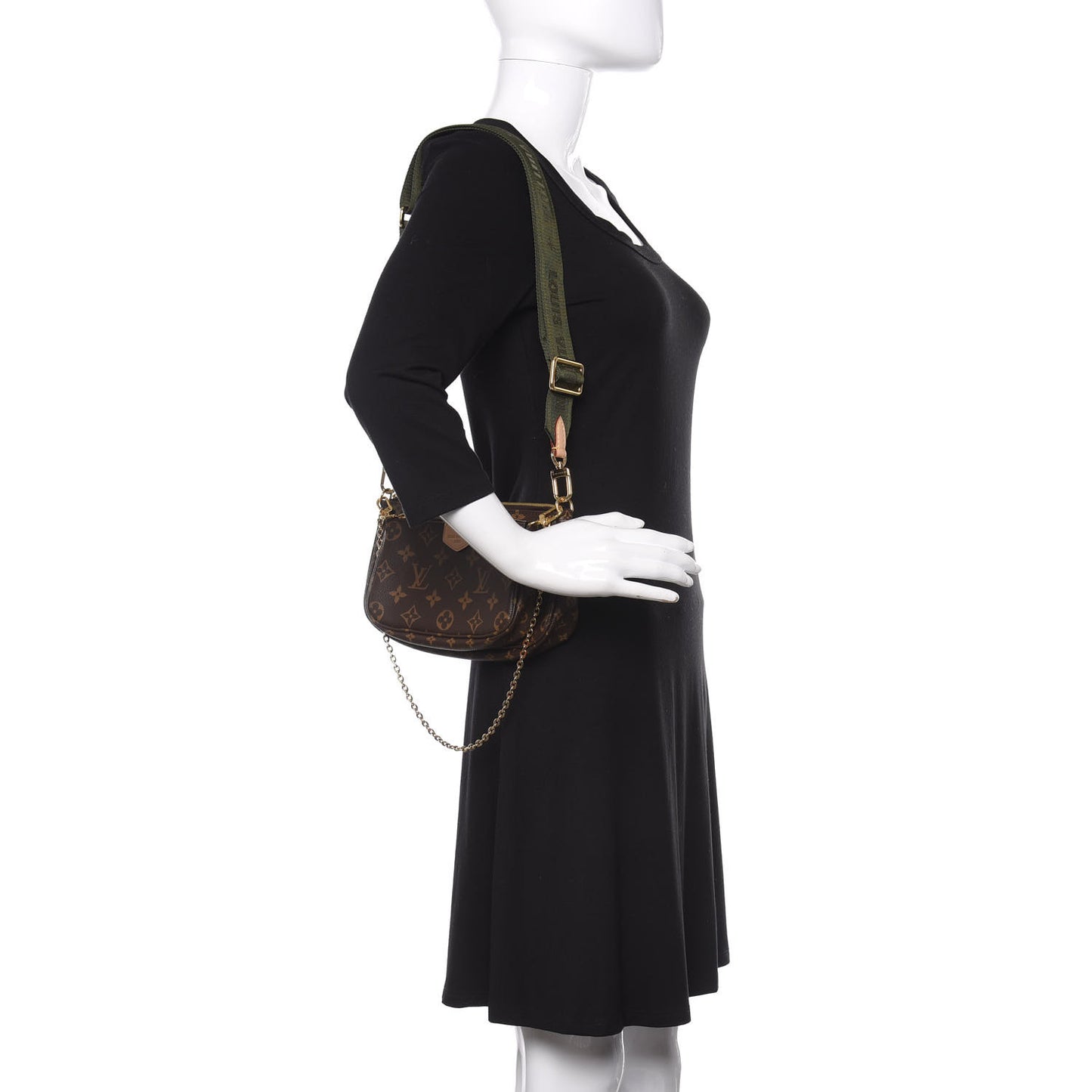 Monogram Multi Pochette Accessories Kaki