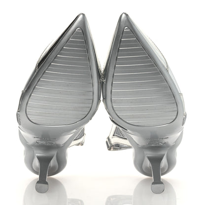 Louis Vuitton Metallic Lambskin Archlight Slingback Pumps 37 Argent 7 of 12