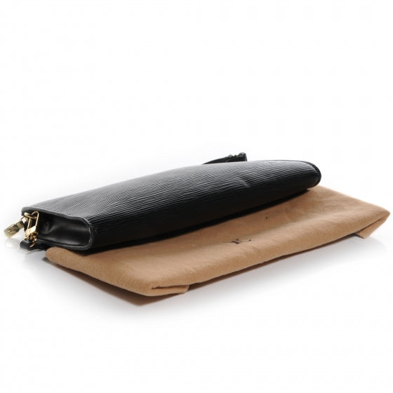 Louis Vuitton Epi Pochette Accessories 24 Black 4 of 7
