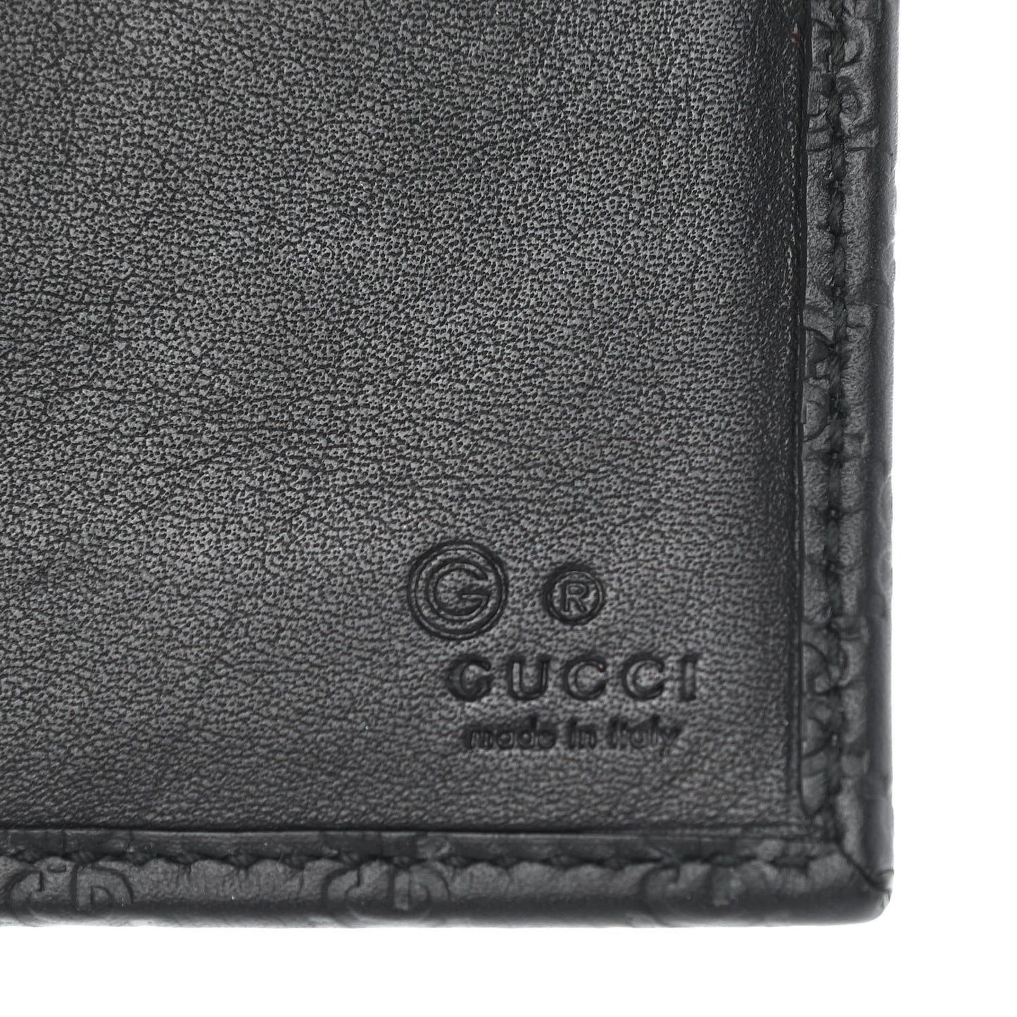 Soft Microguccissima Continental Wallet Black