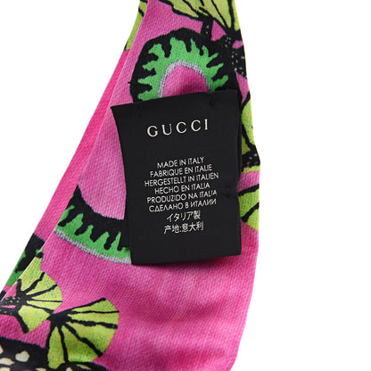 Gucci Silk Monogram Bengal Tiger Print Duchesse Headband 4 of 5