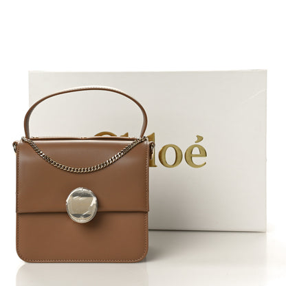 Chloe Box Calfskin Small Penelope Top Handle Bag Desert Beige 11 of 11