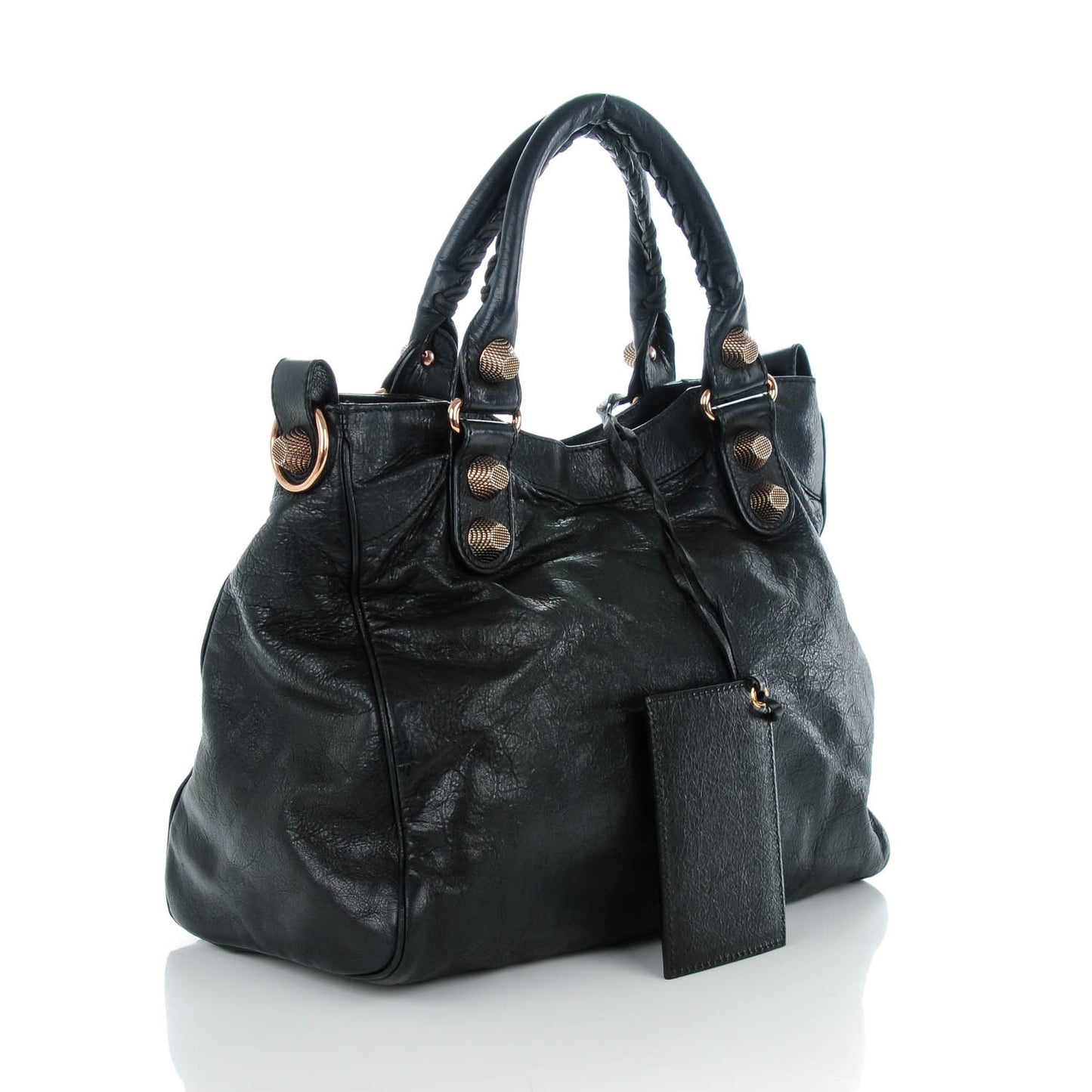 Agneau Giant 21 Rose Gold Hardware Velo Black