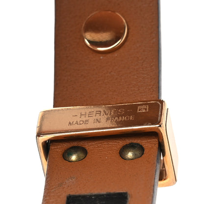 Hermes Swift Mini Dog Clous Ronds Bracelet T3 Etoupe 6 of 8