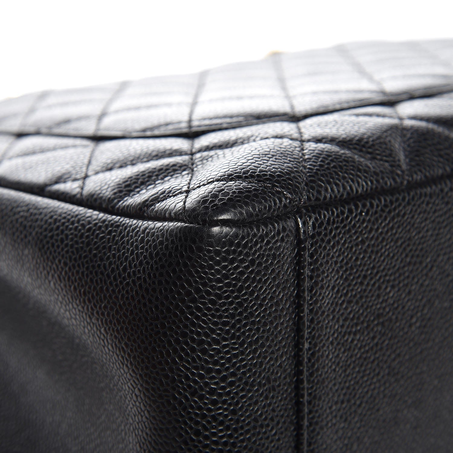 Chanel Caviar Quilted Grand Shopping Tote GST Black 12 of 14