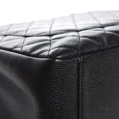 Chanel Caviar Quilted Grand Shopping Tote GST Black 12 of 14